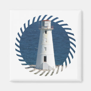 Aimant nautique de carré de phare