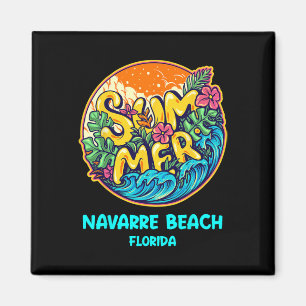 Aimant Navarre Beach Floride Souvenir De Vacances D'été H