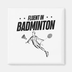 Aimant Navette du joueur de badminton