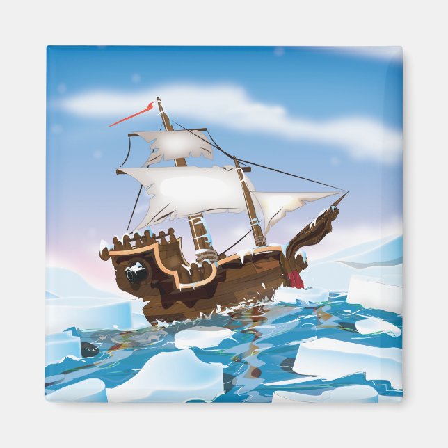 Aimant Navire de brise-glace (Devant)