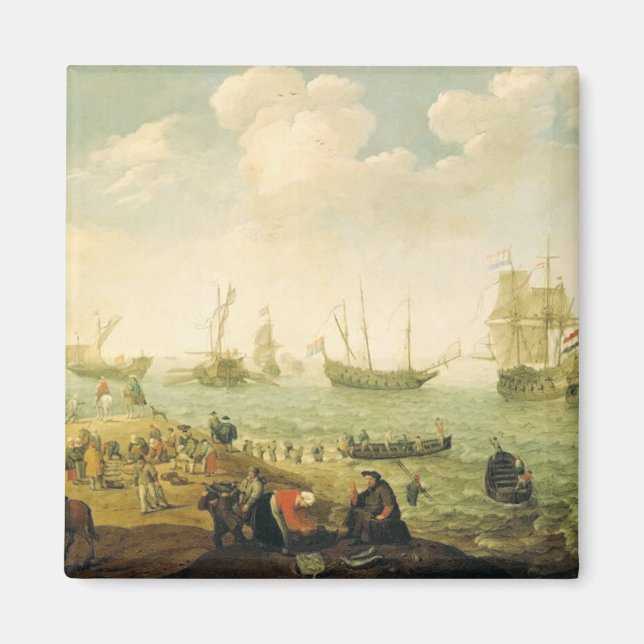 Aimant Navires sur une rade néerlandaise  (Devant)