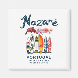 Aimant Nazare Portugal Surf vintage _4