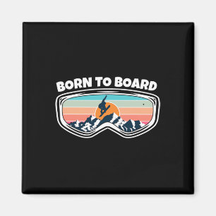 Aimant Né À Bord - Les Lunettes De Snowboard Comme La Nei