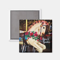 Né à Sparkle Carousel Horse avec photo Rose