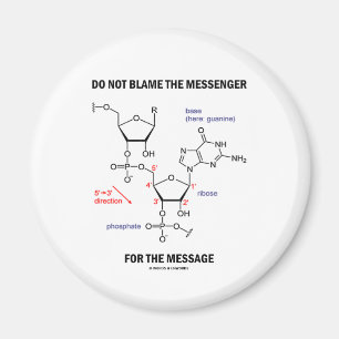 Aimant Ne blâmez pas le messager du message