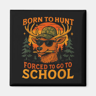 Aimant Né Chasse Forcé Aller À L'école Enfant Garçon Camo