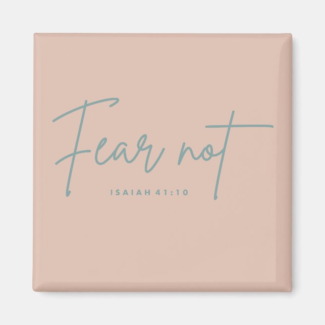 Aimant "Ne crains pas." Ésaïe 41:10 (Devant)