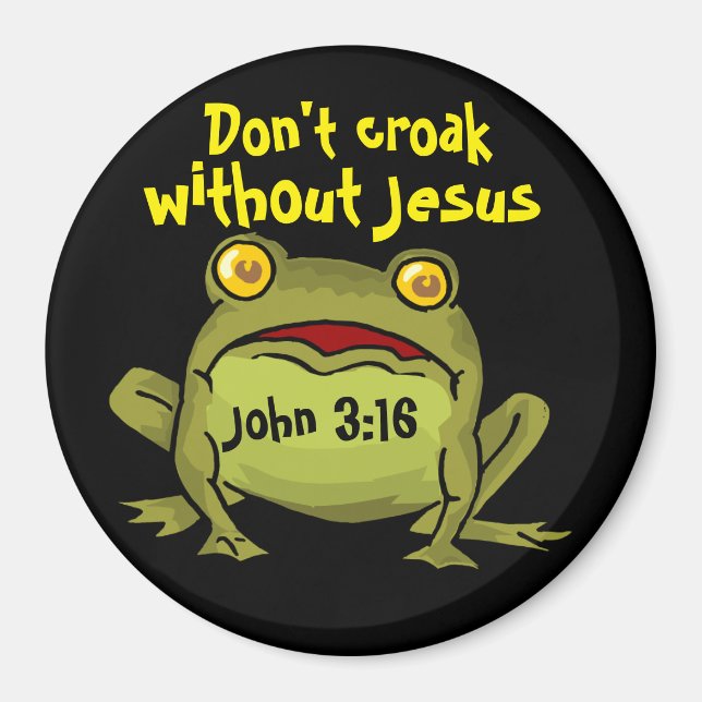 Aimant Ne croquez pas sans Jésus (Devant)