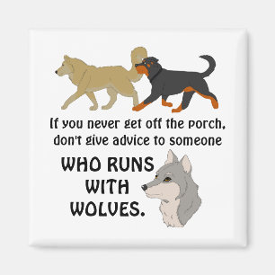 Aimant Ne donnez pas les conseils du porche