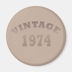 Aimant Né en 1974 vintage 49e anniversaire