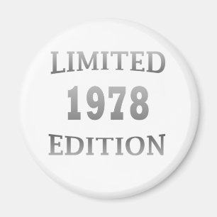 Aimant Né en 1978 cadeau d'anniversaire