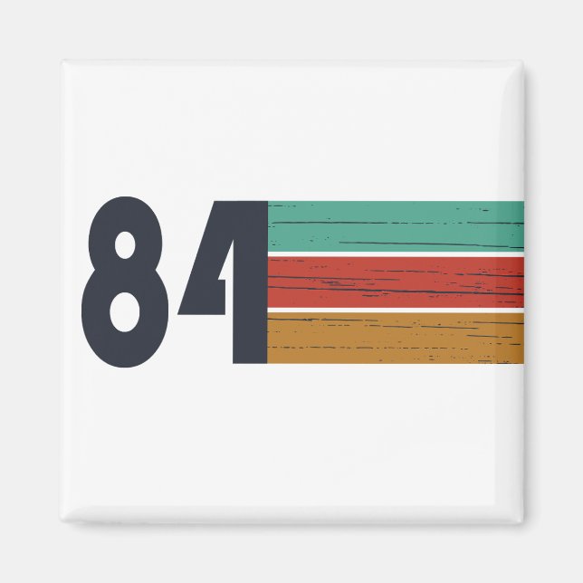 Aimant né en 1984 cadeau d'anniversaire vintage (Devant)