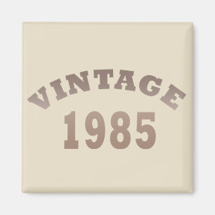 Aimant né en 1985 vintage cadeau de 40e anniversaire