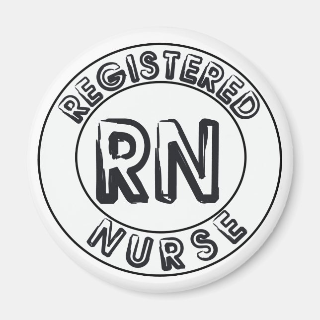 AIMANT NE INFIRMIÈRE LOGO INFIRMIÈRE ENREGISTRÉE (Devant)
