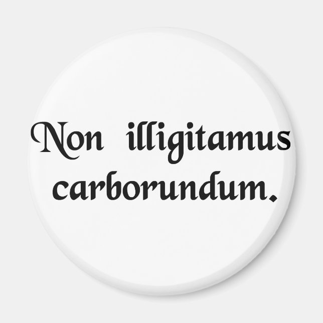 Aimant Ne laissez pas les salauds vous défoncer. (Devant)