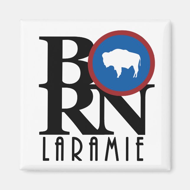 Aimant NÉ Laramie Wyoming (Devant)
