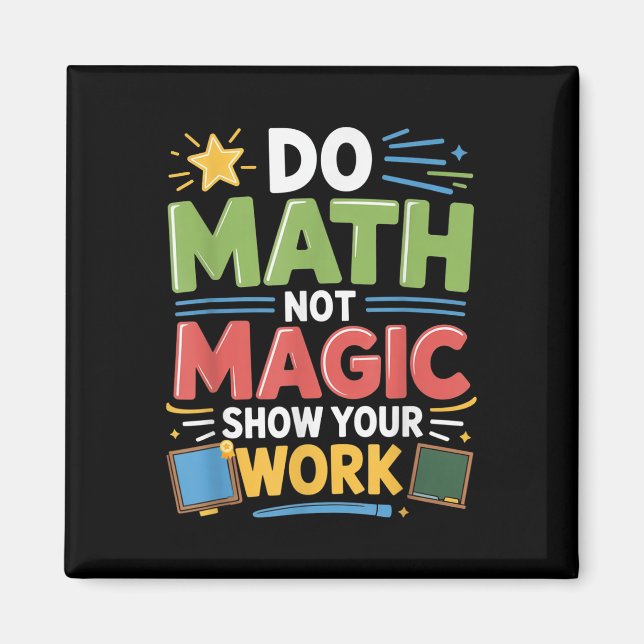 Aimant Ne Math Pas Magique Professeur De Mathématiques Re (Devant)