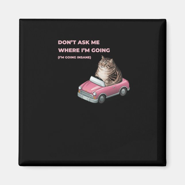 Aimant Ne me demandez pas où je vais (je deviens fou) St (Devant)