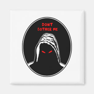 Aimant Ne me dérange pas illustration de concept de moi