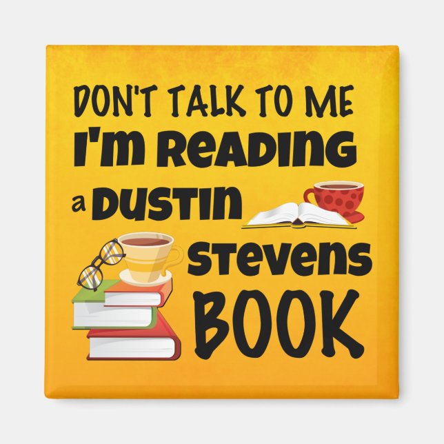 Aimant Ne parle pas Je lis un livre de Dustin Stevens (Devant)