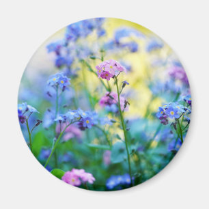 Aimant Ne pas oublier les fleurs