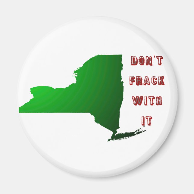 Aimant Ne pas se frotter avec New York (Devant)