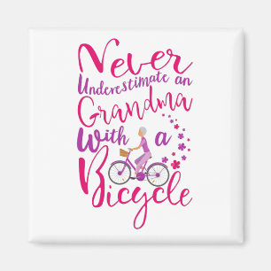 Aimant Ne Sous-Estimez Jamais Une Grand-Mère Avec Un Cool