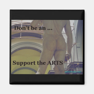 Aimant Ne soyez pas… un appui l'aimant d'arts