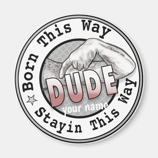 Aimant Né Un Mec (Devant)