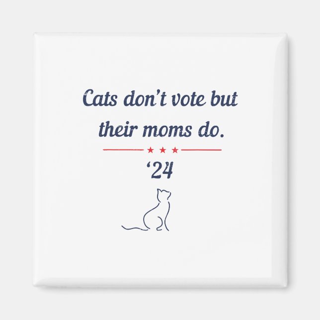 Aimant Ne votez pas mais leurs mères le font Présidente 2 (Devant)