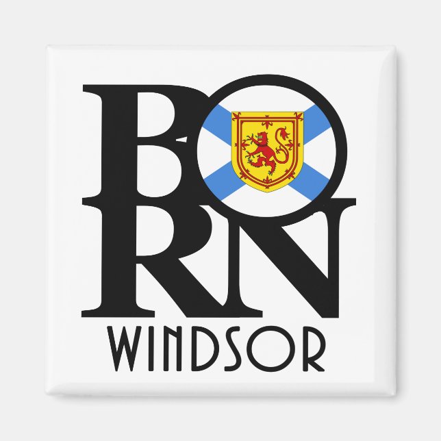 Aimant NÉ Windsor Nouvelle-Écosse (Devant)
