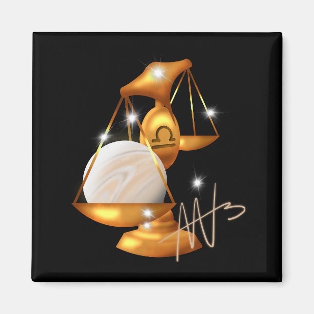 Aimant Nebula Libra Venus Zodiac (Devant)