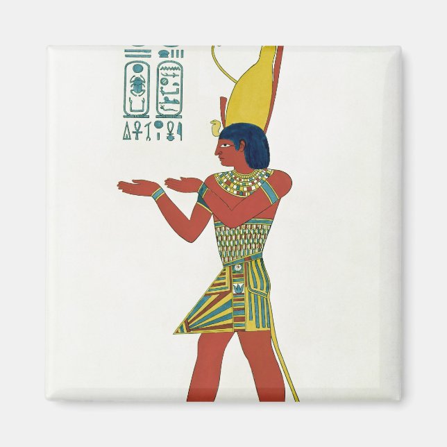 Aimant Nectanebo I portant la couronne double (Devant)