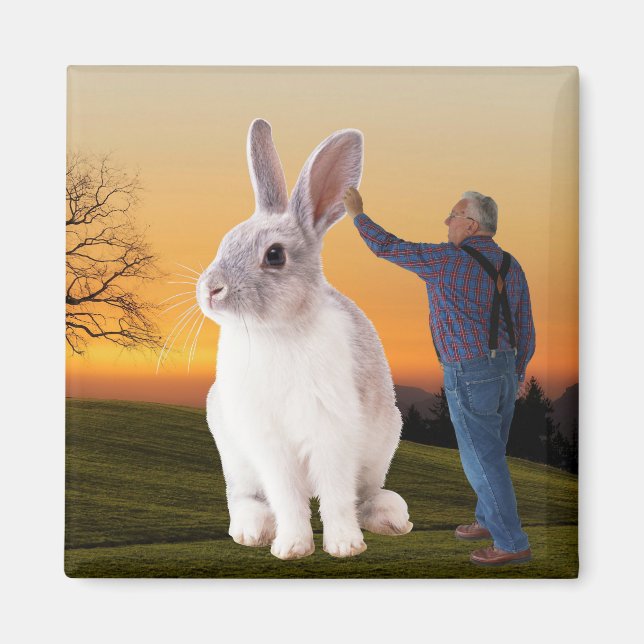 Aimant NED ET gros lapin (Devant)