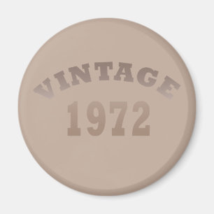 Aimant Née en 1972 élégante fête d'anniversaire moderne v