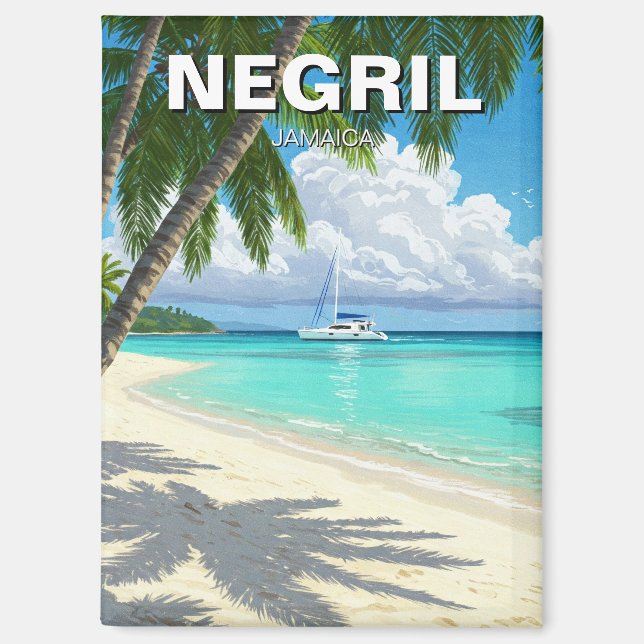 Aimant Negril Jamaica Beach Travel (Recto)