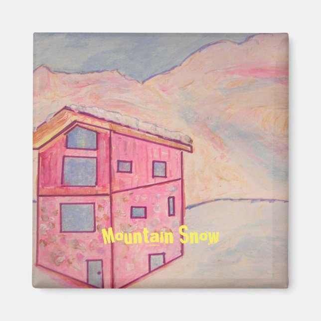 Aimant Neige de montagne (Devant)