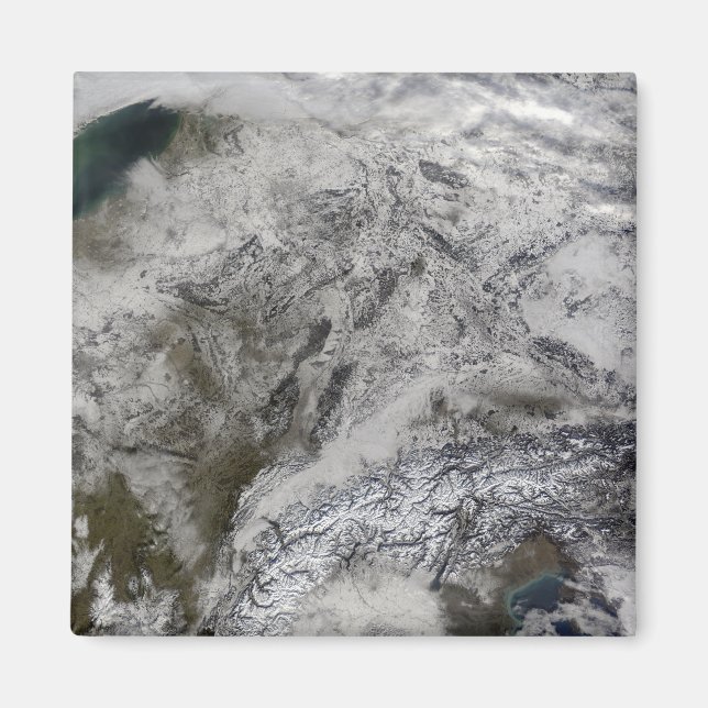 Aimant Neige en Europe (Devant)