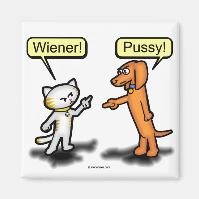 Aimant Nemesis pour chien et chat Wiener (Devant)