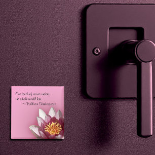 Aimant Nénuphar rose