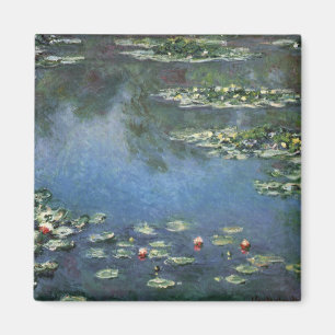 Aimant Nénuphars de Claude Monet, Fleurs Vintages
