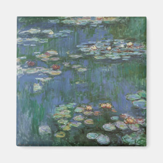Aimant Nénuphars de Claude Monet, Fleurs Vintages