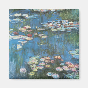 Aimant Nénuphars de Claude Monet, Impressionnisme Vintag