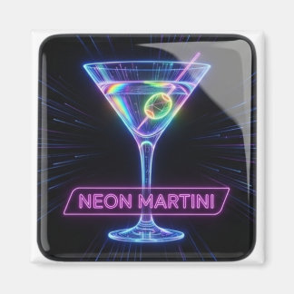 Aimant Neon Martini Glow
