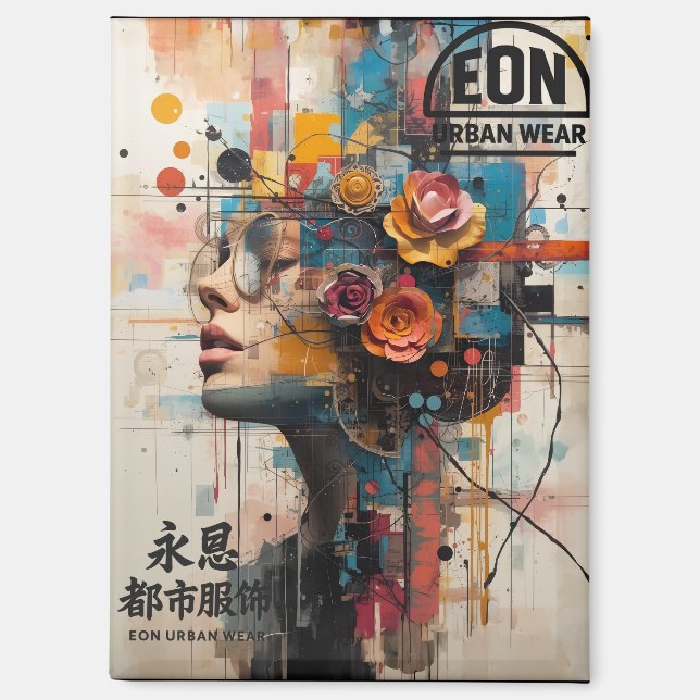 AIMANT NEON ROSE (Recto)