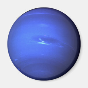 Aimant Neptune Surface Photo Bleu