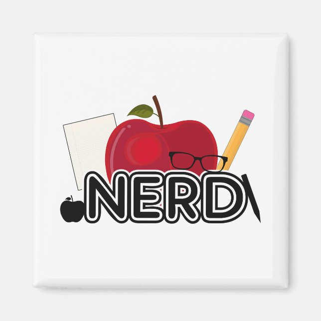 Aimant Nerd (Devant)