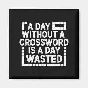 Aimant Nerd de jeu de mots de mots croisés drôle