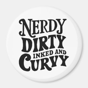Aimant Nerdy Dirty Inked et Curvy