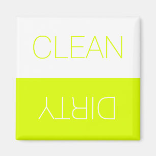 Aimant Nettoyer Dirty indicateur chartreuse vert lave-vai